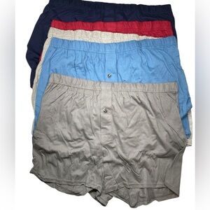 6 Pack 2xl Knit Boxer Shorts Fruit of the Loom assorted Color Moisture Wicking